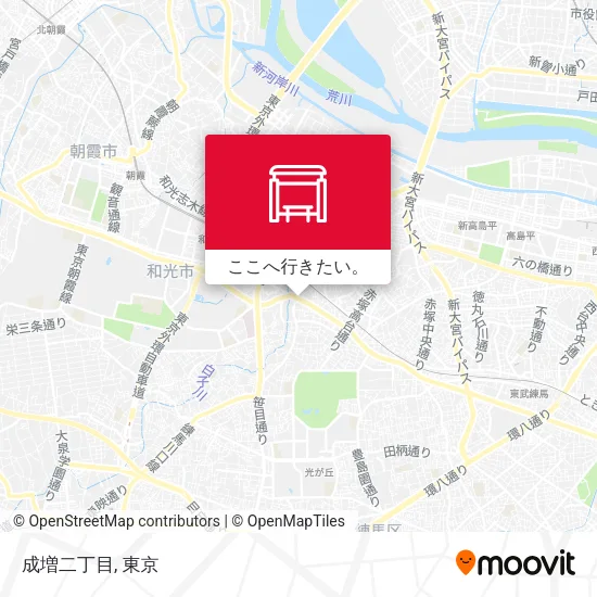 成増二丁目地図