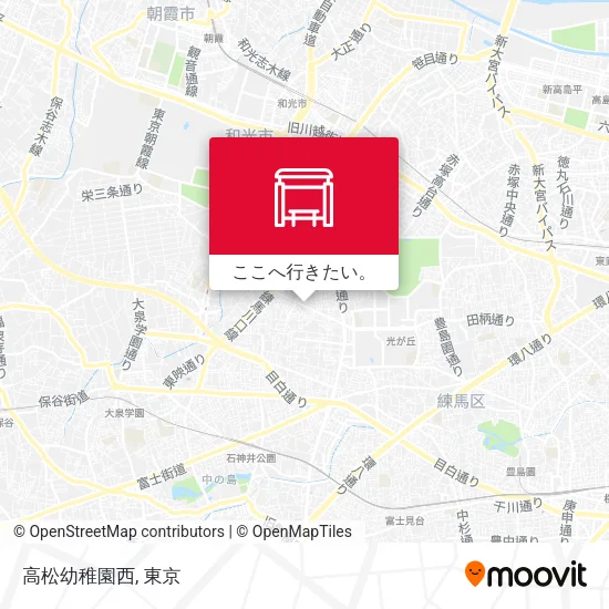 高松幼稚園西地図