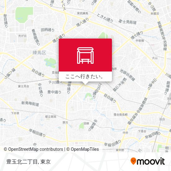 豊玉北二丁目地図