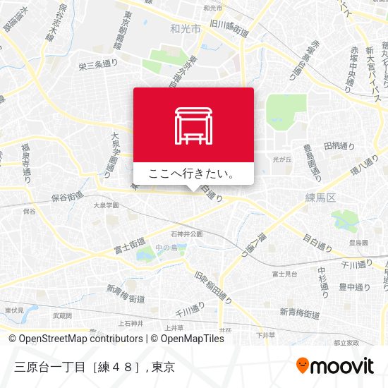 三原台一丁目［練４８］地図