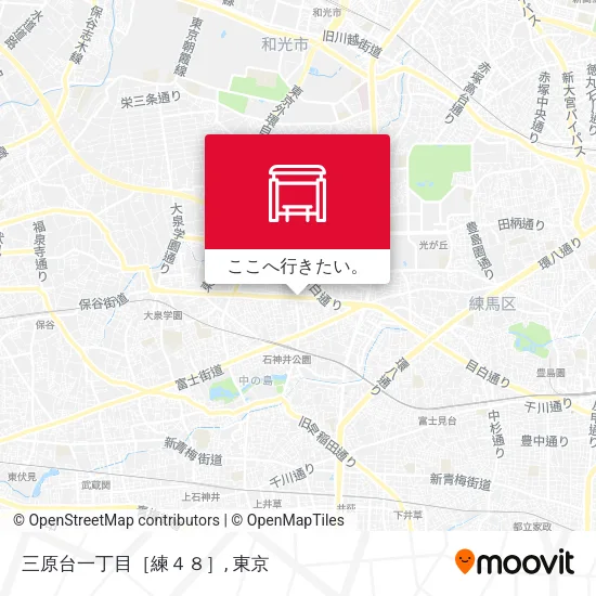 三原台一丁目［練４８］地図