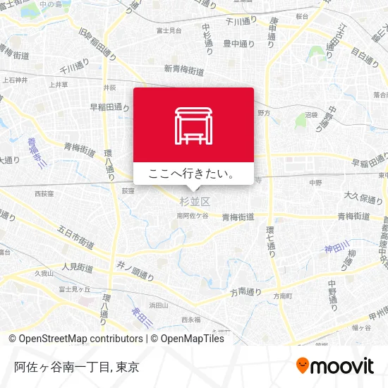 阿佐ヶ谷南一丁目地図
