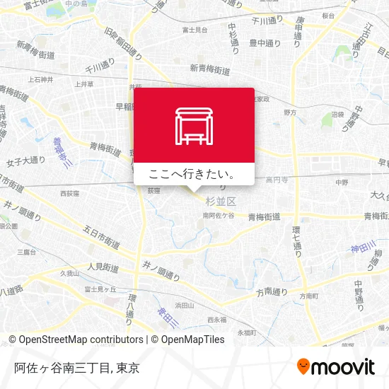 阿佐ヶ谷南三丁目地図