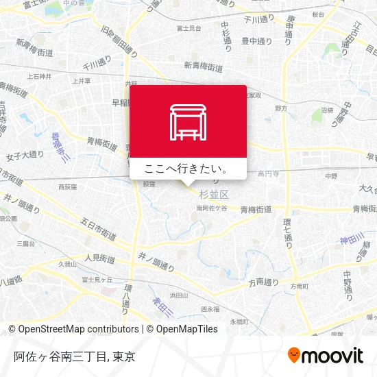 阿佐ヶ谷南三丁目地図