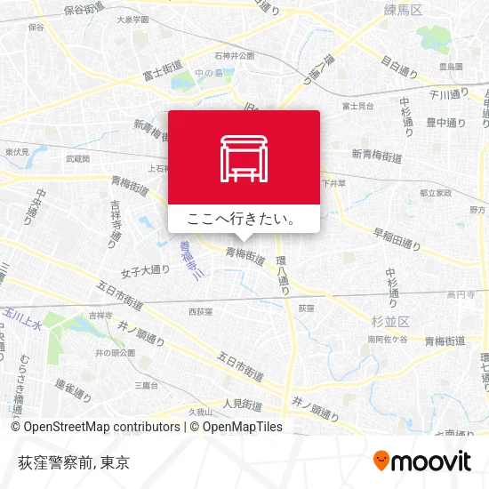荻窪警察前地図
