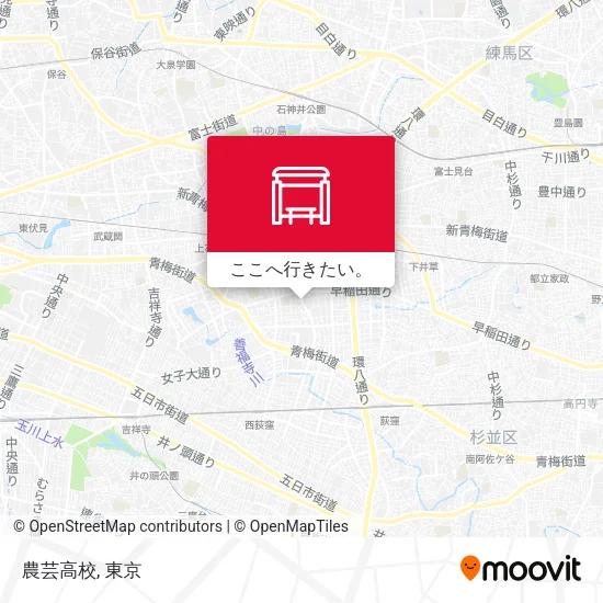 農芸高校地図