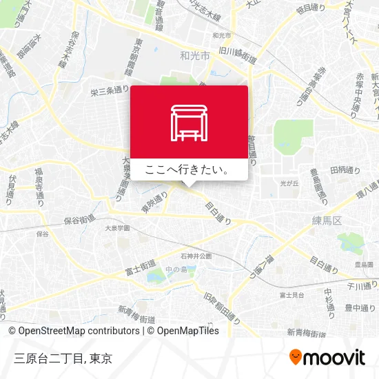 三原台二丁目地図