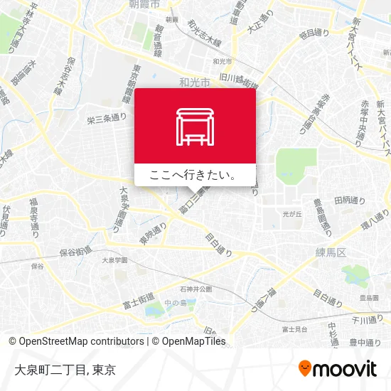 大泉町二丁目地図