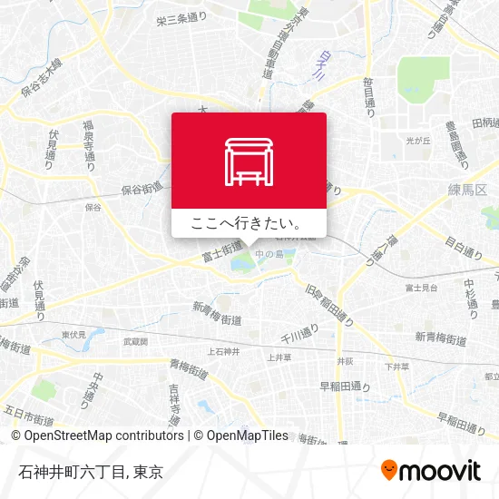 石神井町六丁目地図