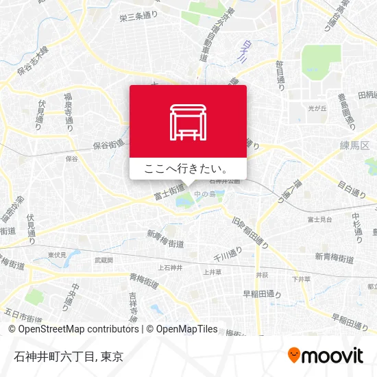 石神井町六丁目地図