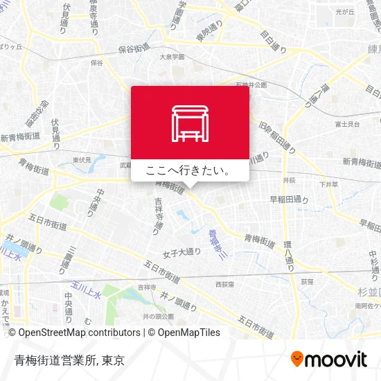 青梅街道営業所地図