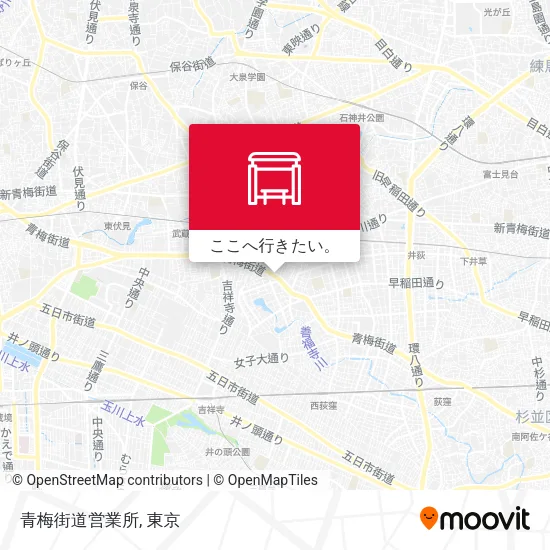 青梅街道営業所地図
