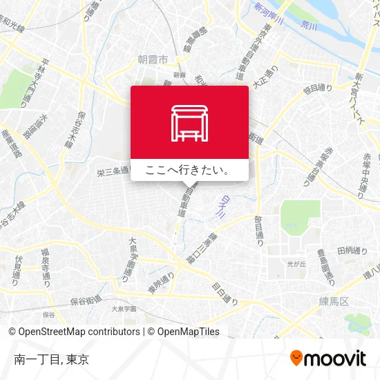 南一丁目地図