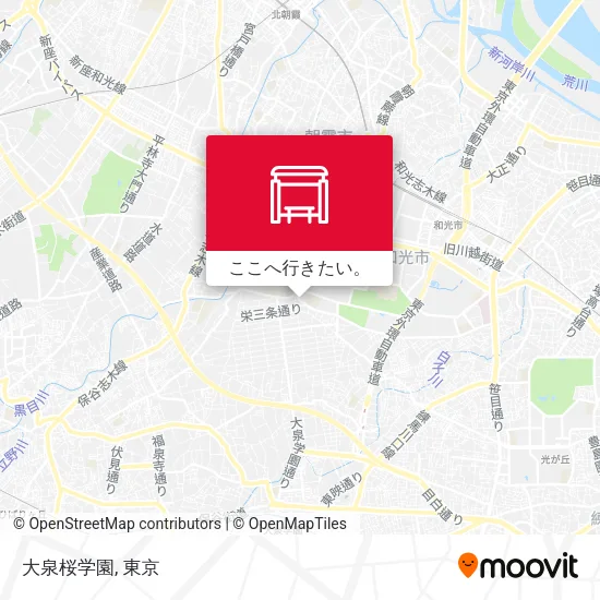 大泉桜学園地図