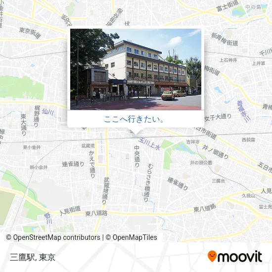 三鷹駅地図