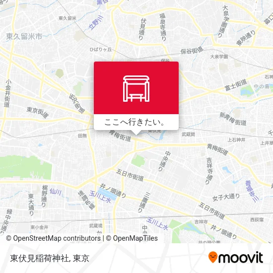東伏見稲荷神社地図