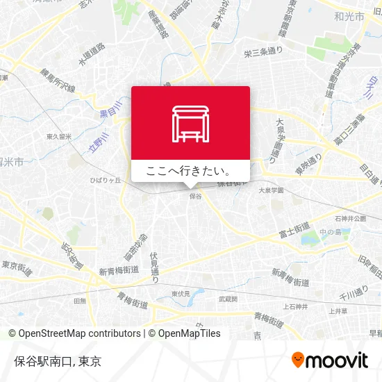保谷駅南口地図