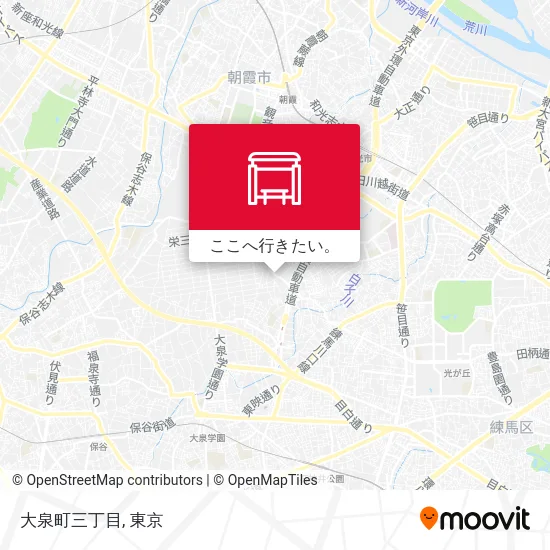 大泉町三丁目地図