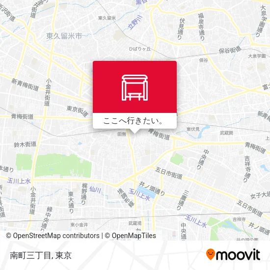 南町三丁目地図