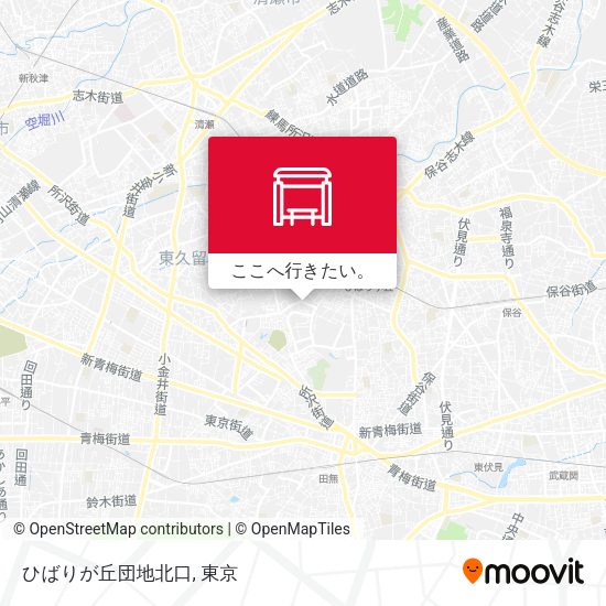 ひばりが丘団地北口地図