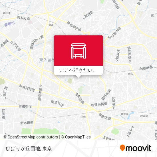 ひばりが丘団地地図