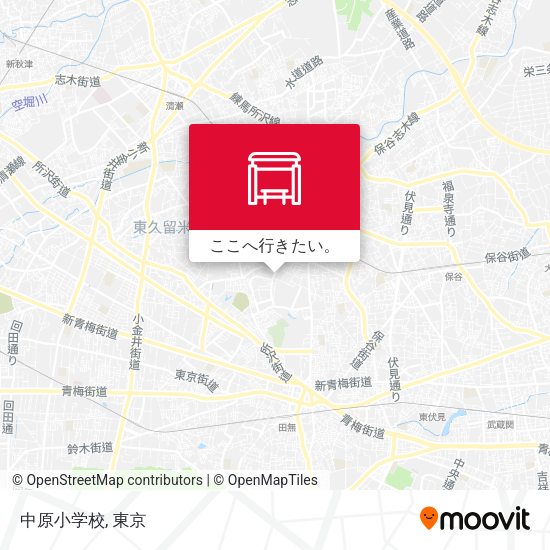 中原小学校地図