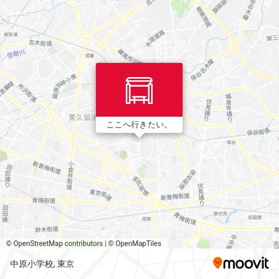 中原小学校地図