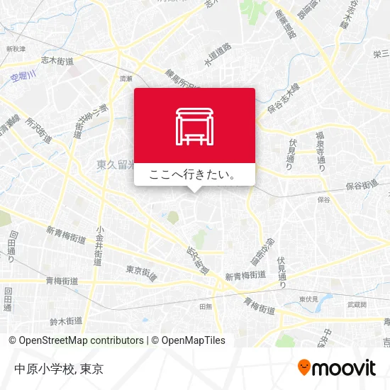 中原小学校地図