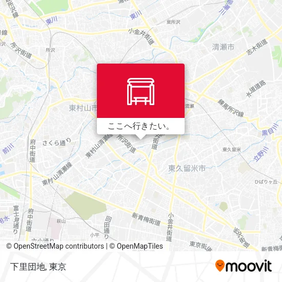 下里団地地図
