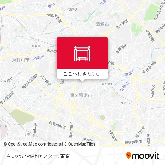 さいわい福祉センター地図