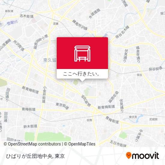 ひばりが丘団地中央地図