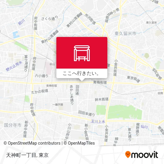 天神町一丁目地図