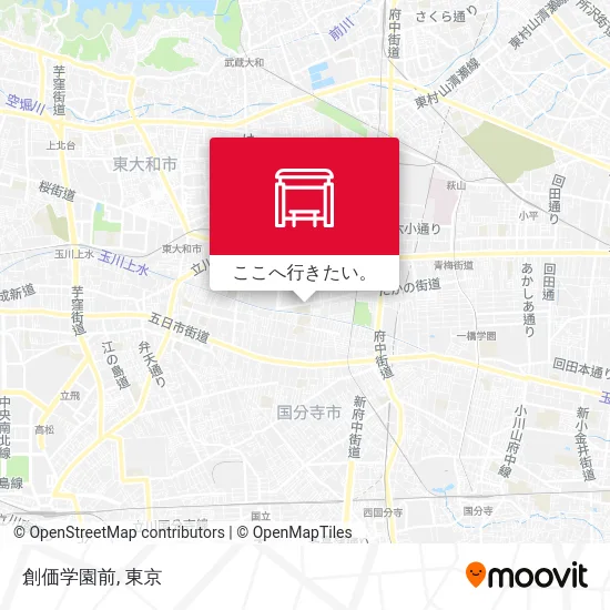 創価学園前地図