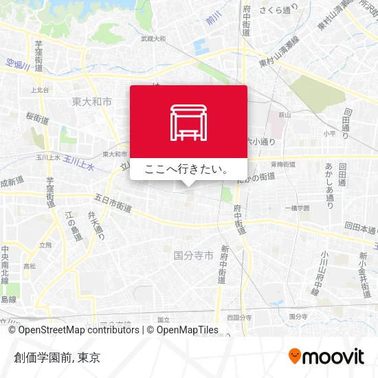 創価学園前地図