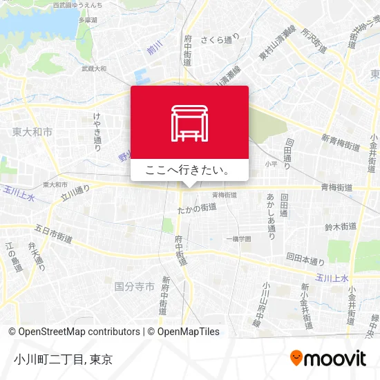 小川町二丁目地図