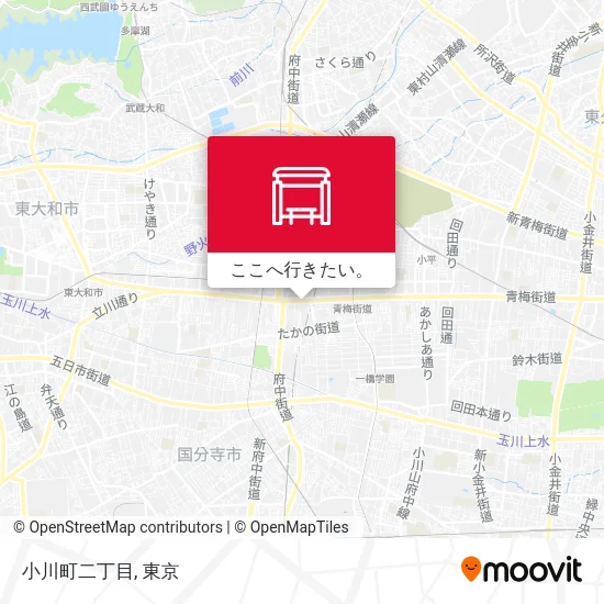 小川町二丁目地図