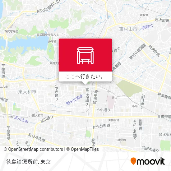 徳島診療所前地図