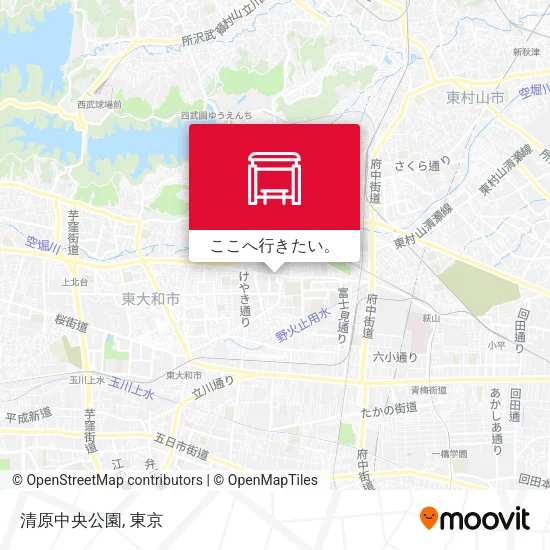 清原中央公園地図