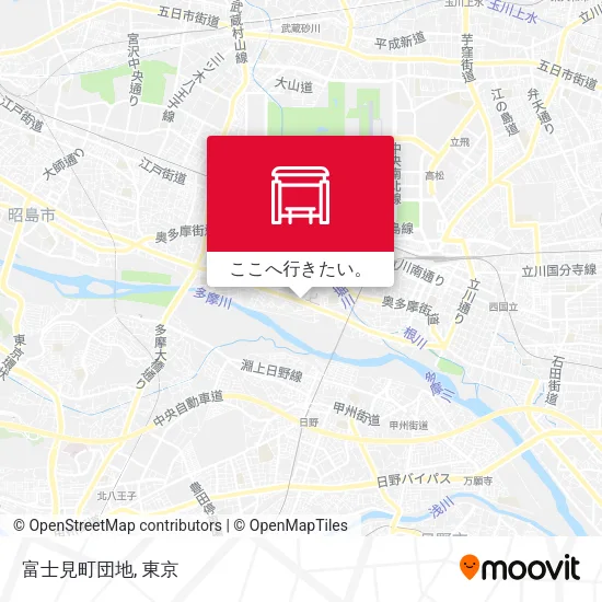 富士見町団地地図