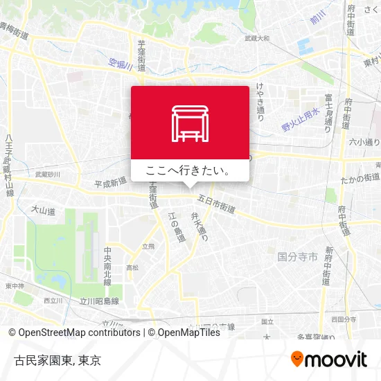 古民家園東地図