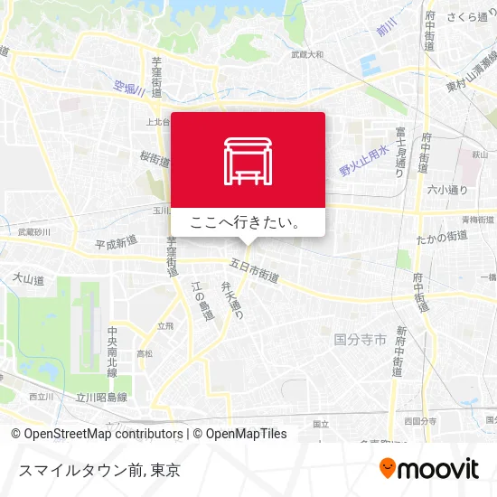 スマイルタウン前地図