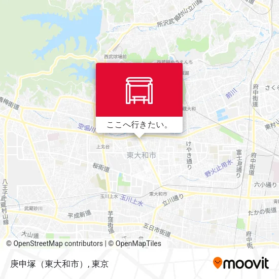 庚申塚（東大和市）地図