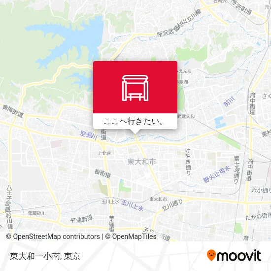 東大和一小南地図