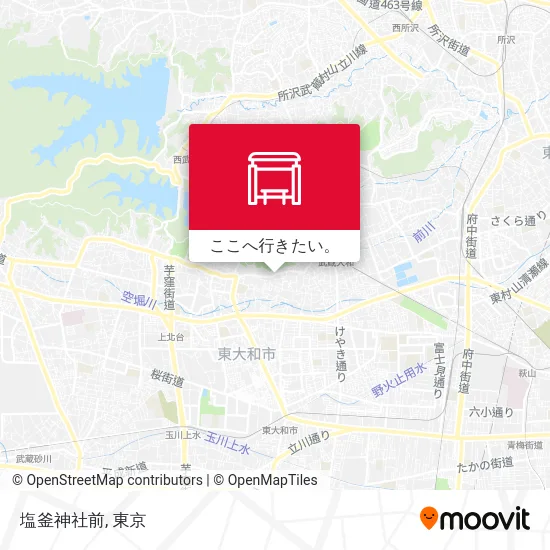 塩釜神社前地図