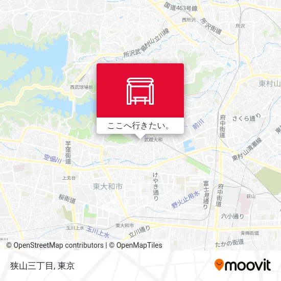 狭山三丁目地図