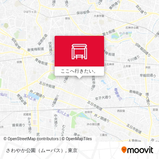 さわやか公園（ムーバス）地図