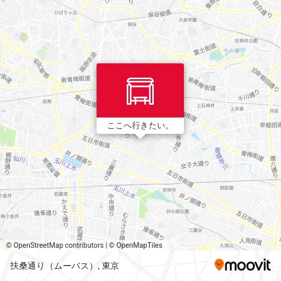 扶桑通り（ムーバス）地図