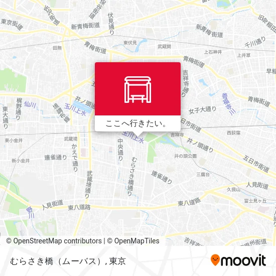 むらさき橋（ムーバス）地図