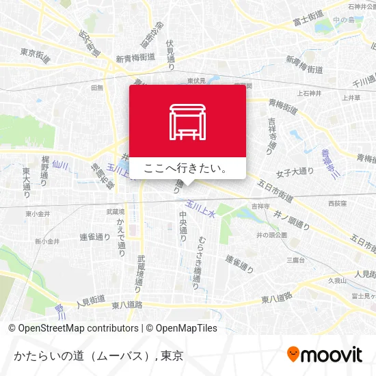 かたらいの道（ムーバス）地図