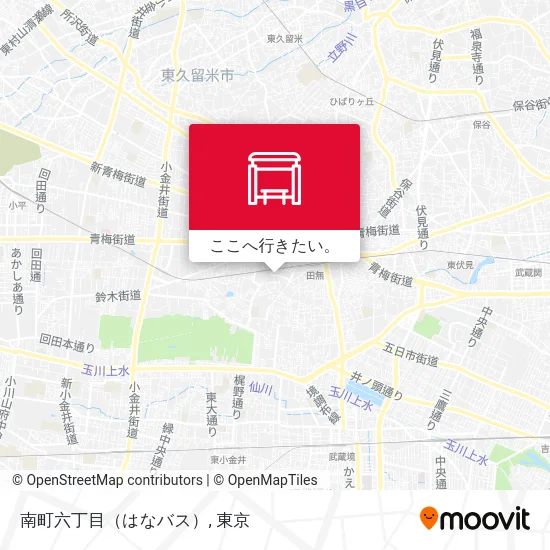 南町六丁目（はなバス）地図